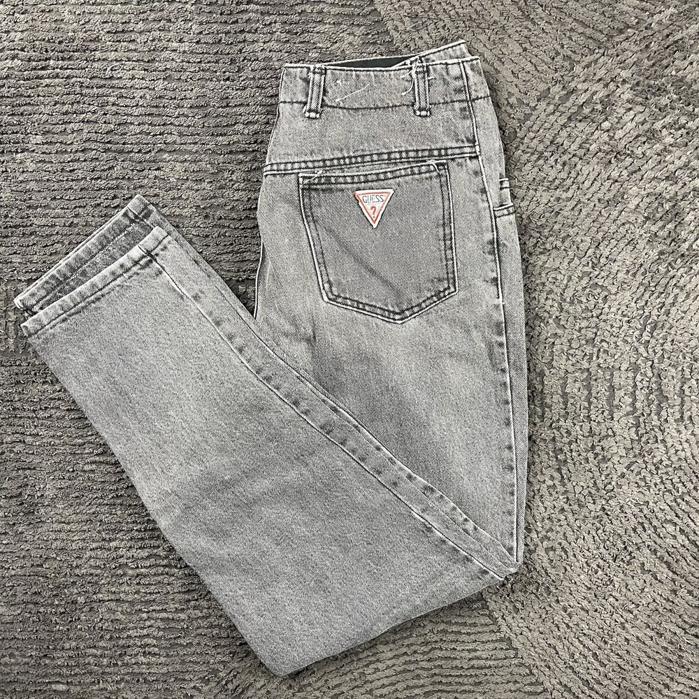 Vintage Guess Jeans by Georges Marciano Men's 28x28 Jeans USA Gray‎ Button Fly